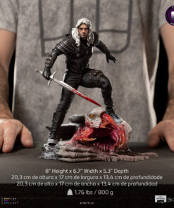Alternative view of GERALT OF RIVIA BDS Art Scale 1/10 By Iron Studios