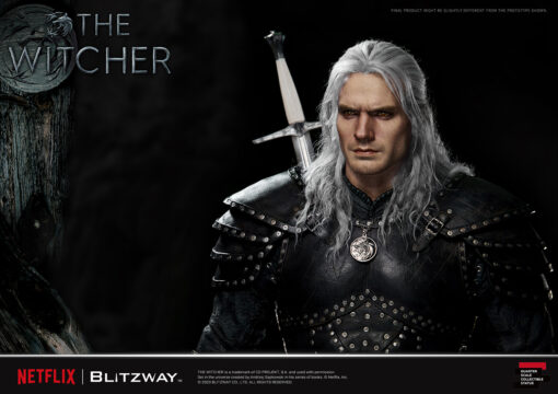The Witcher ‘Geralt of Rivia’’ (1/4 Scale Statue) By Blitzway - Image 12
