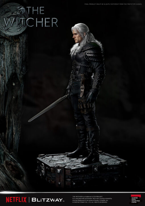 The Witcher ‘Geralt of Rivia’’ (1/4 Scale Statue) By Blitzway - Image 3