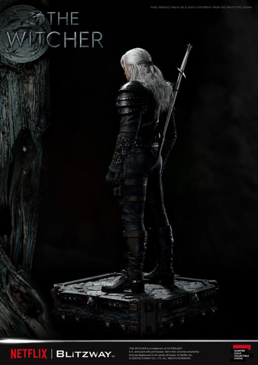 The Witcher ‘Geralt of Rivia’’ (1/4 Scale Statue) By Blitzway - Image 5