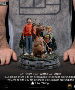 Alternative view of Statue E.T., Elliot and Gertie Deluxe - E.T. - Art Scale 1/10 - Iron Studios