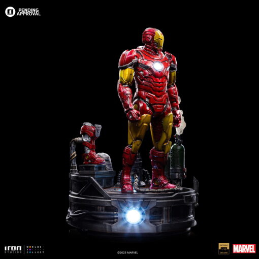 Statue Iron Man Unleashed Deluxe - Marvel Comics - Art Scale 1/10 - Iron Studios - Image 3