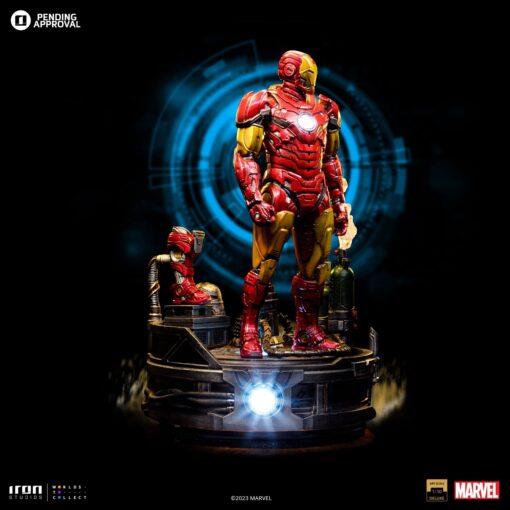 Statue Iron Man Unleashed Deluxe - Marvel Comics - Art Scale 1/10 - Iron Studios