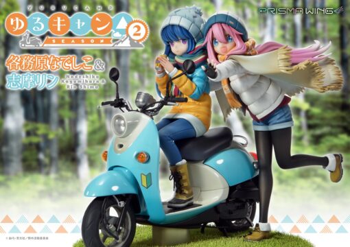 PRISMA WING Laid-Back Camp Nadeshiko Kagamihara & Rin Shima 1/7 Scale Pre-Painted Figure 