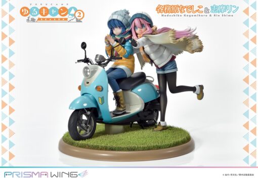 PRISMA WING Laid-Back Camp Nadeshiko Kagamihara & Rin Shima 1/7 Scale Pre-Painted Figure  - Image 5