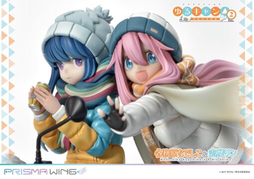 PRISMA WING Laid-Back Camp Nadeshiko Kagamihara & Rin Shima 1/7 Scale Pre-Painted Figure  - Image 17