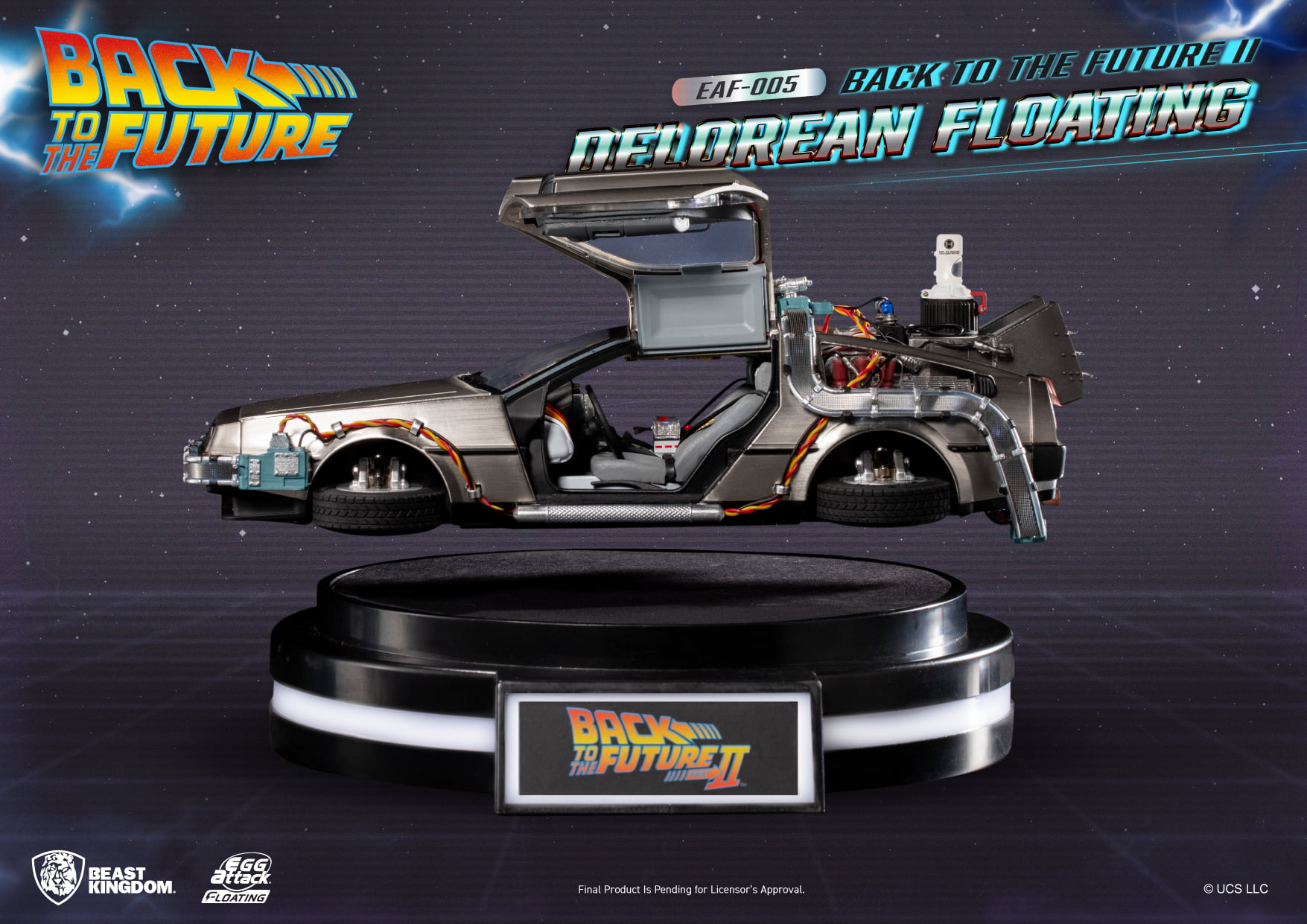 Back to the Future II Delorean Floating By Beast Kingdom - Image 7