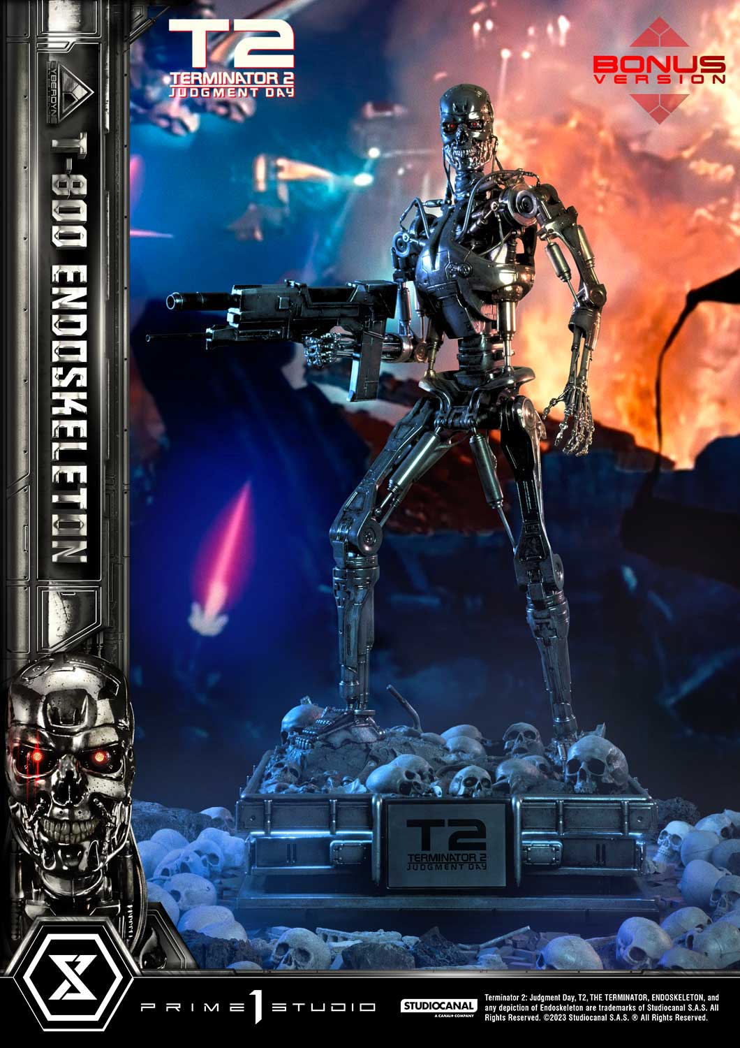 Terminator 2: Judgment Day T-800 Endoskeleton DX Bonus Version By Prime1Studio - Image 5