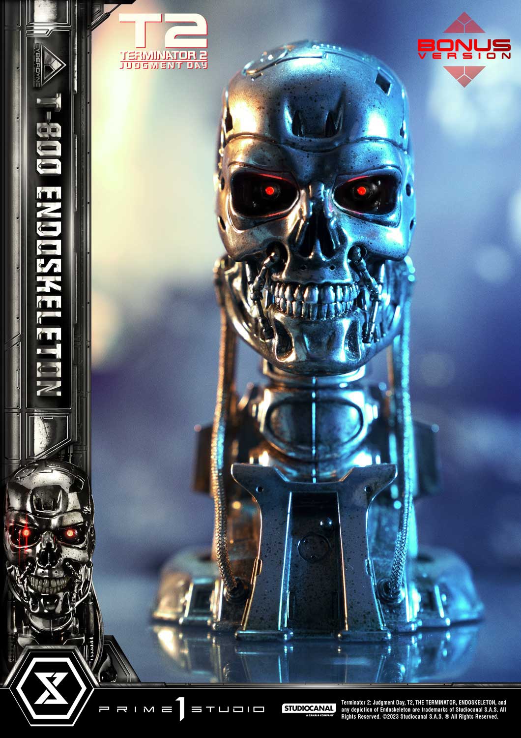 Terminator 2: Judgment Day T-800 Endoskeleton DX Bonus Version By Prime1Studio - Image 6