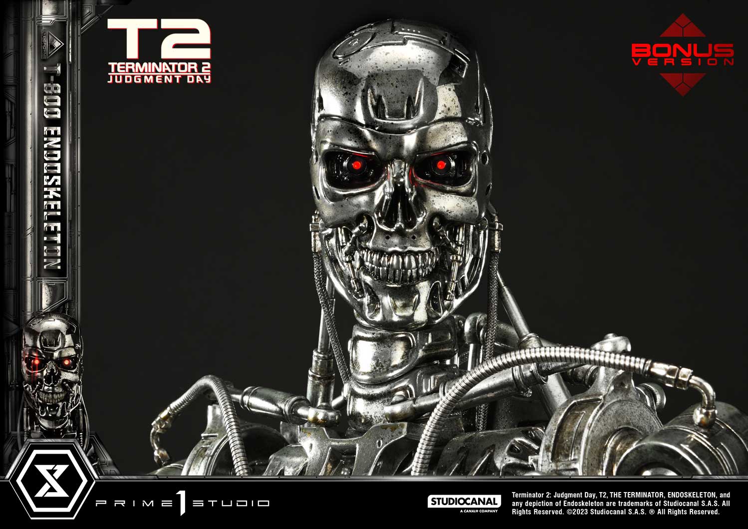 Terminator 2: Judgment Day T-800 Endoskeleton DX Bonus Version By Prime1Studio - Image 8