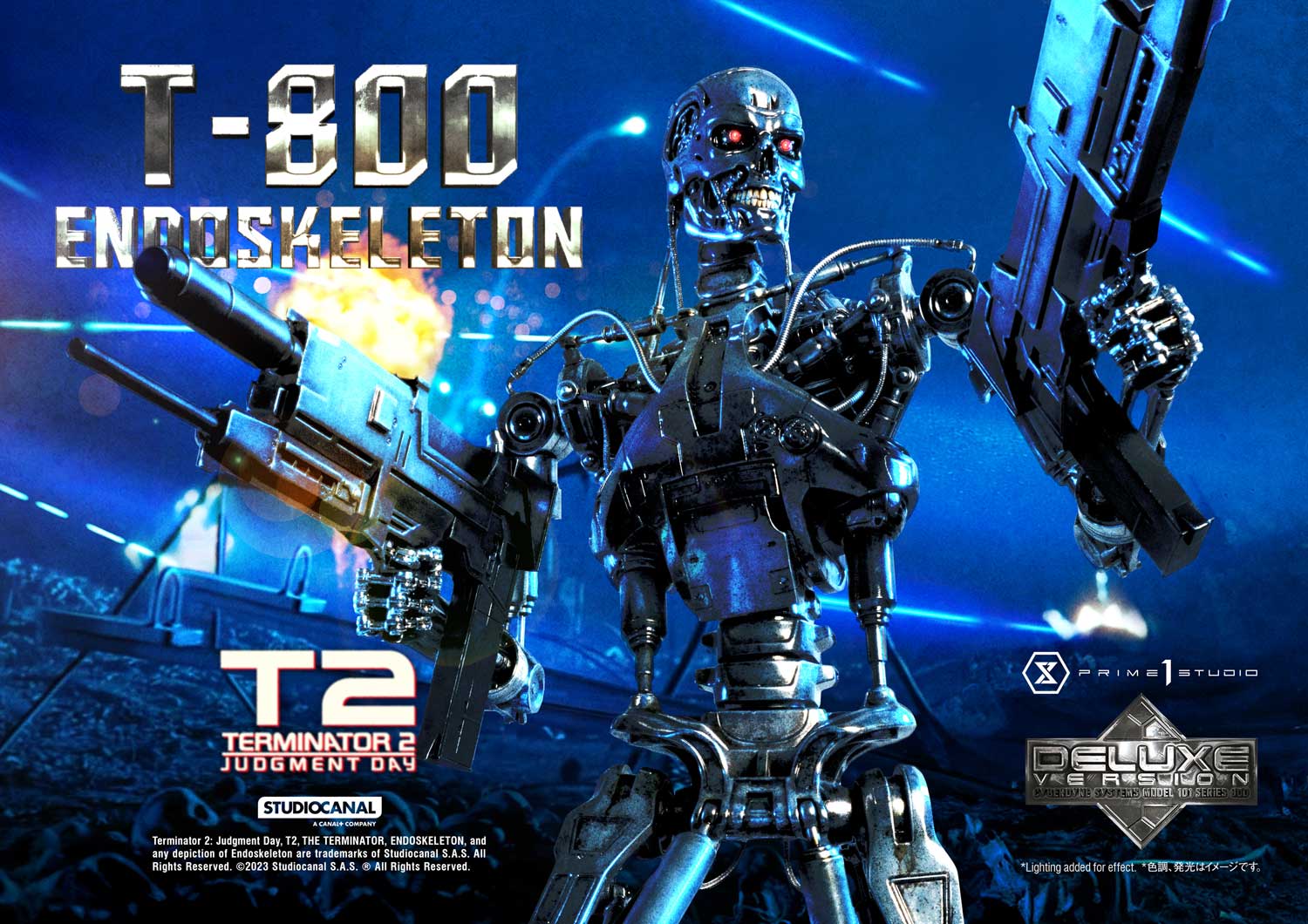 Terminator 2: Judgment Day T-800 Endoskeleton DX Bonus Version By Prime1Studio - Image 9