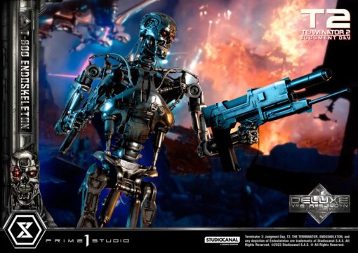 Terminator 2: Judgment Day  T-800 Endoskeleton DX Bonus Version By Prime1Studio - Image 16