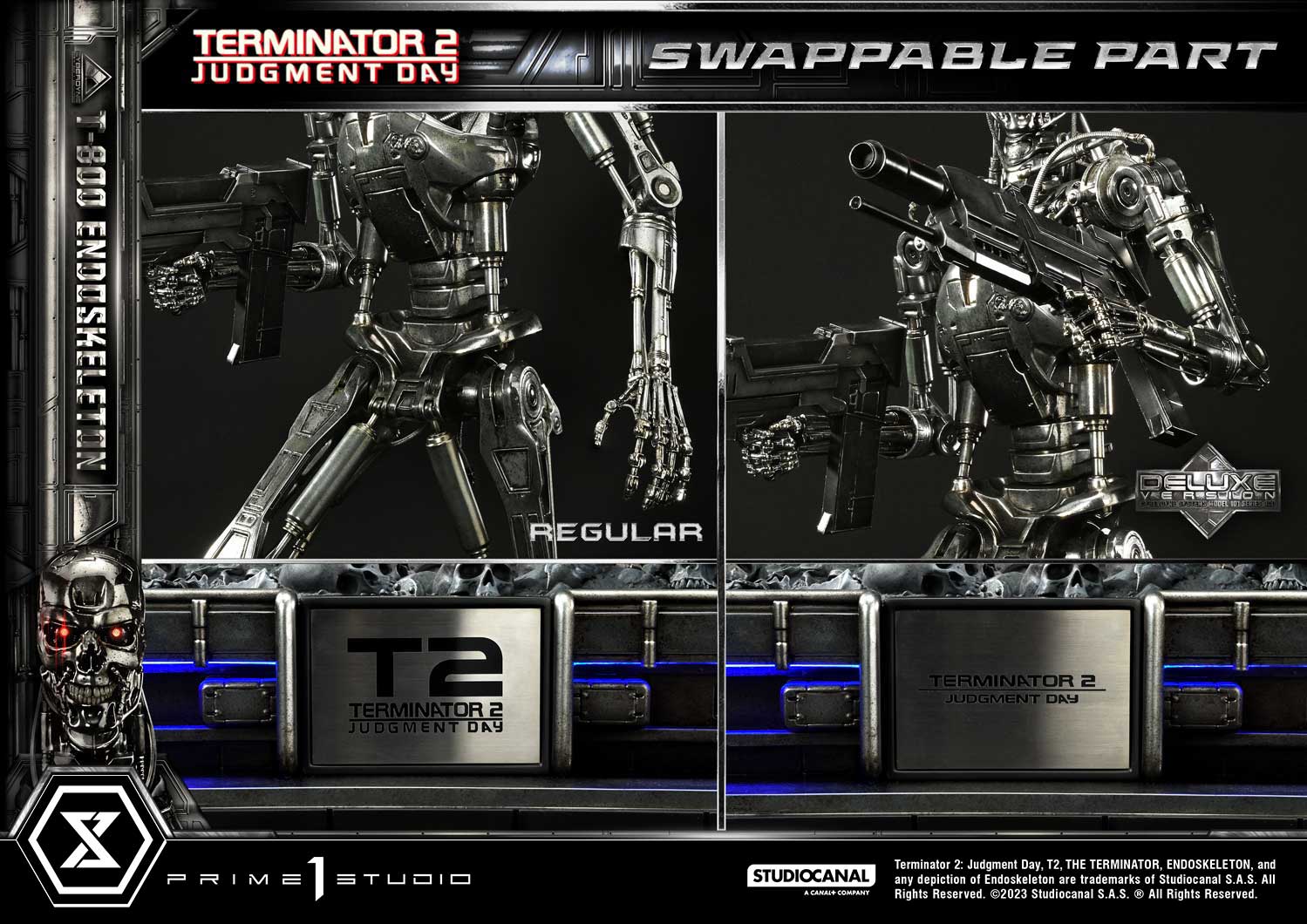 Terminator 2: Judgment Day T-800 Endoskeleton DX Bonus Version By Prime1Studio - Image 20