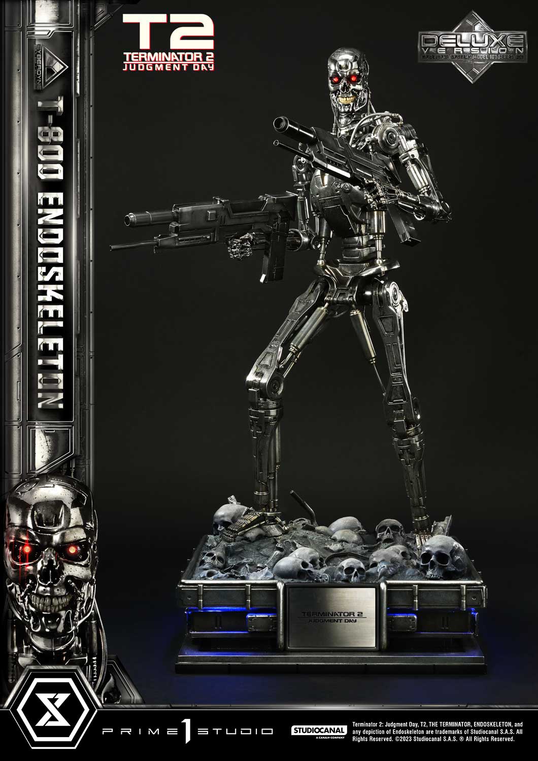 Terminator 2: Judgment Day T-800 Endoskeleton DX Bonus Version By Prime1Studio - Image 22