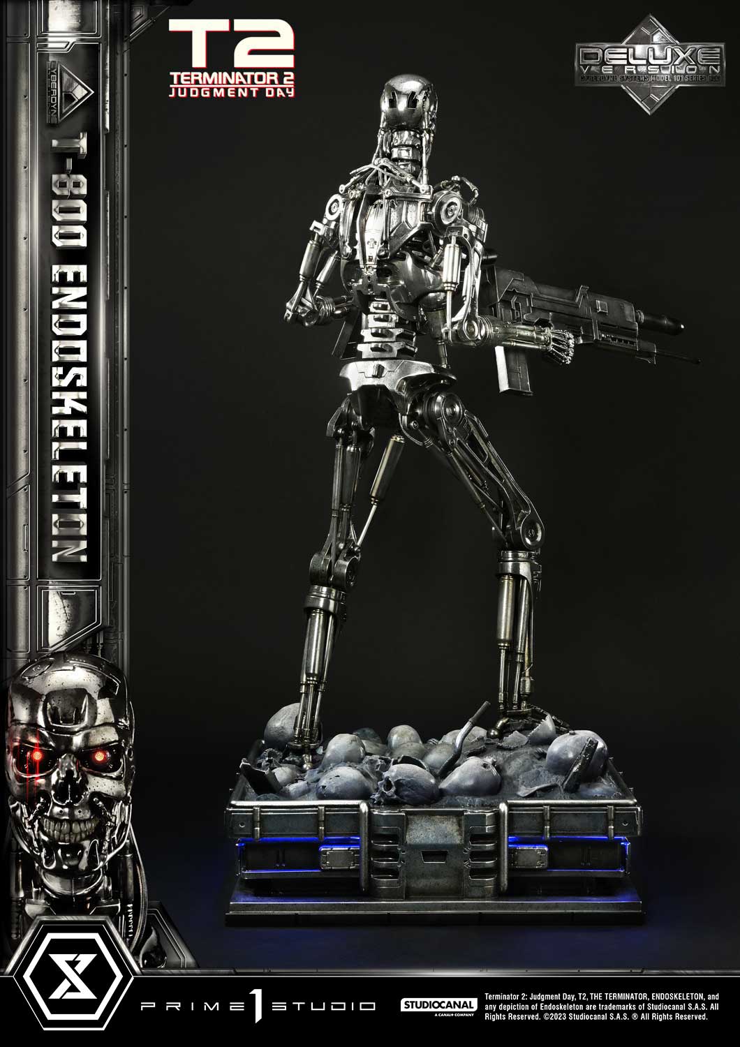 Terminator 2: Judgment Day T-800 Endoskeleton DX Bonus Version By Prime1Studio - Image 25