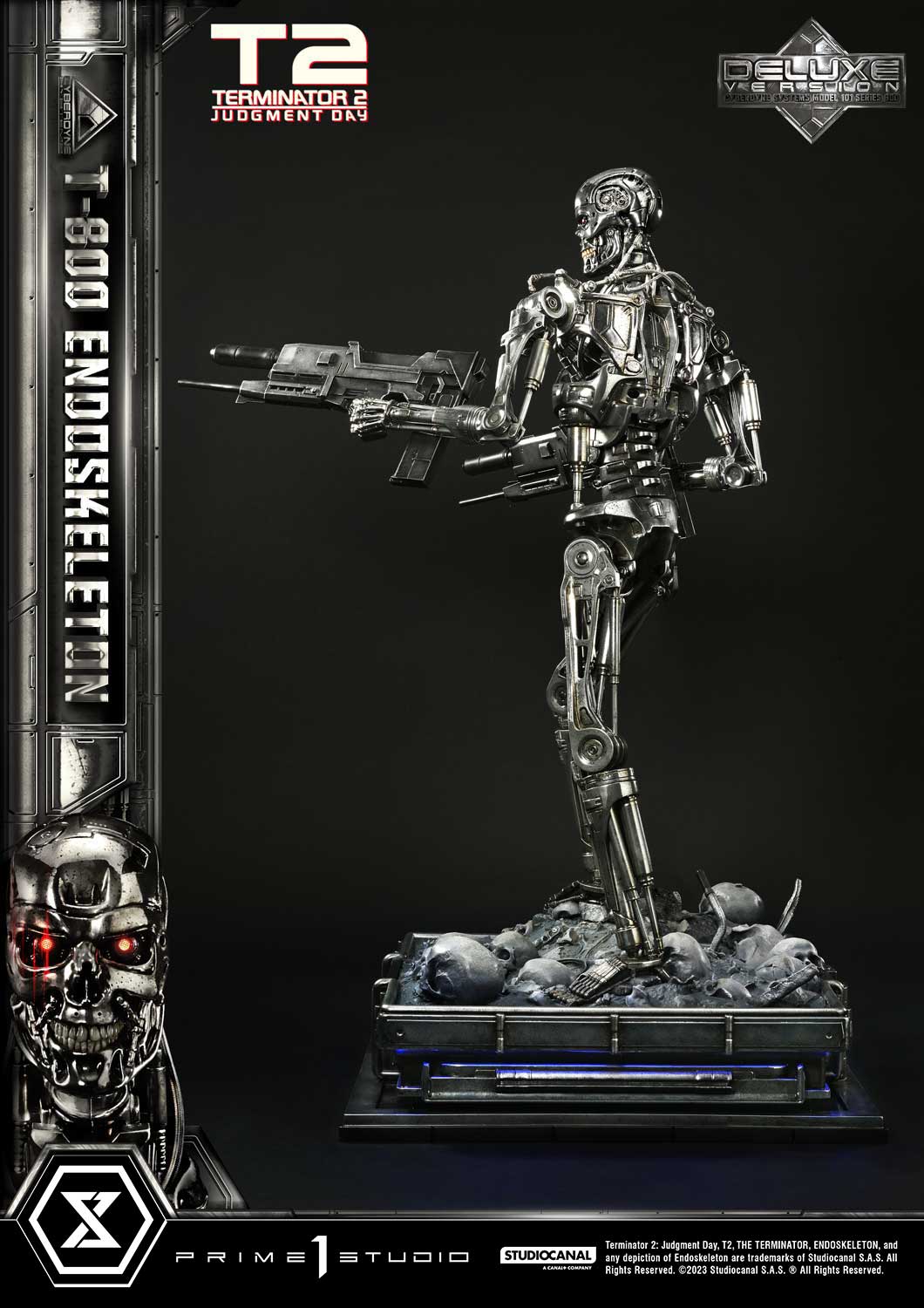 Terminator 2: Judgment Day T-800 Endoskeleton DX Bonus Version By Prime1Studio - Image 26