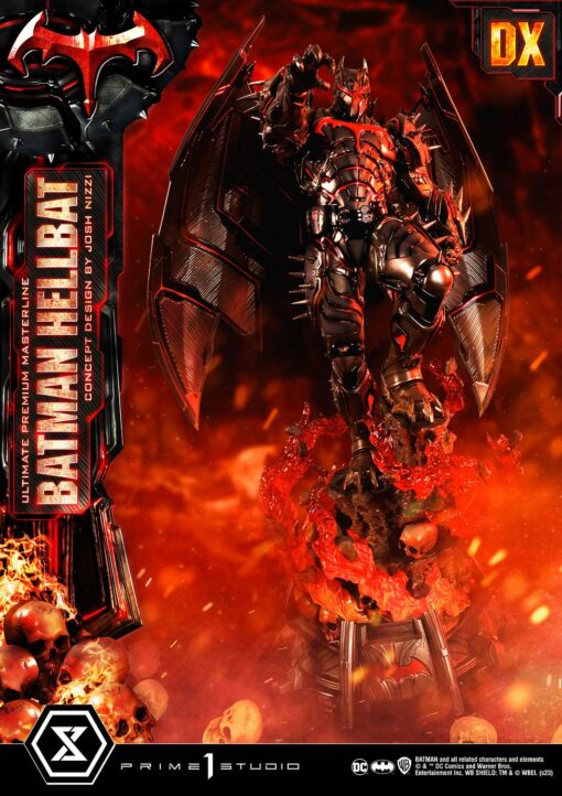 Ultimate Premium Masterline Batman (Comics) Batman Hellbat “Concept Design by Josh Nizzi” Deluxe Bonus Version by Prime1Studio - Image 4