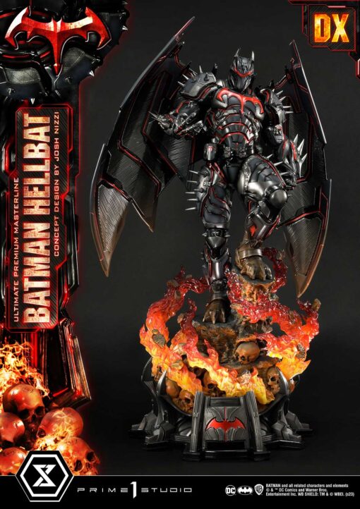 Ultimate Premium Masterline Batman (Comics) Batman Hellbat “Concept Design by Josh Nizzi” Deluxe Bonus Version by Prime1Studio - Image 6