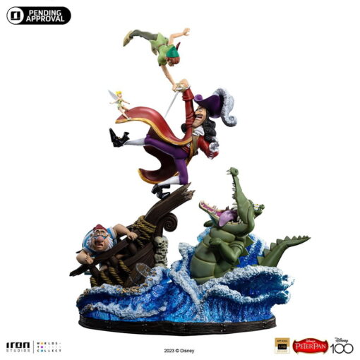 PETER PAN VS HOOK DELUXE Deluxe Art Scale 1/10 - Iron Studio