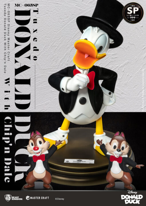 Disney Master Craft Tuxedo Donald Duck (With Chip'n Dale) - Image 6