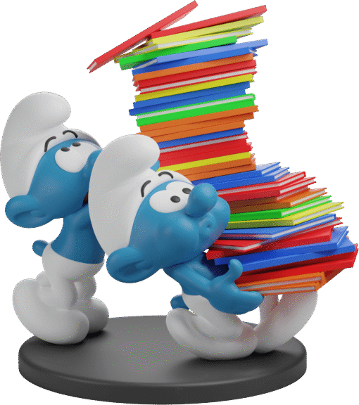 Plastoy Smurfs Album