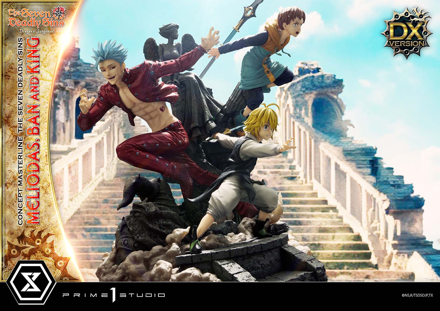 Concept Masterline The Seven Deadly Sins Meliodas, Ban and King - Prime1Studio - Image 8