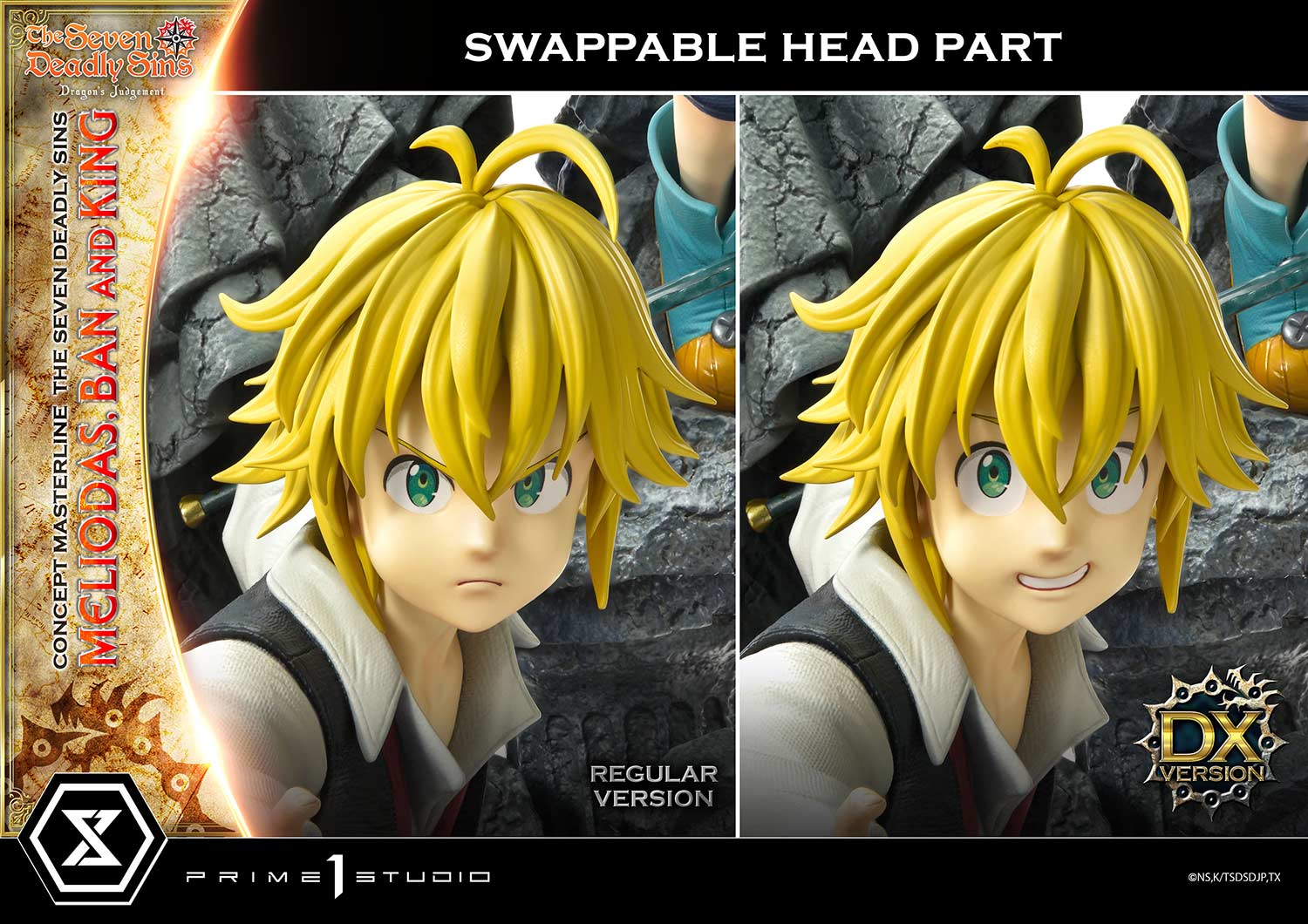 Concept Masterline The Seven Deadly Sins Meliodas, Ban and King - Prime1Studio - Image 10