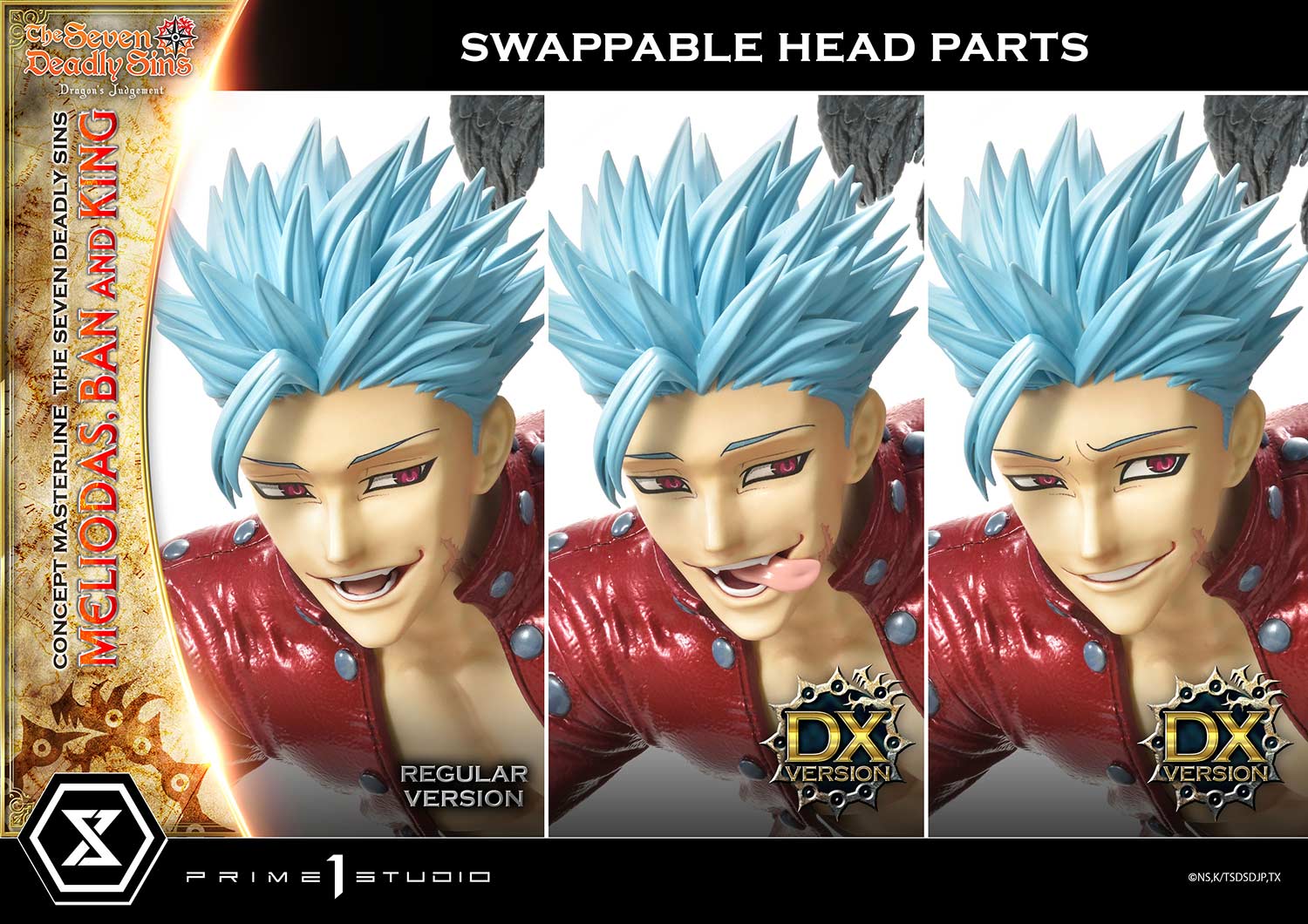 Concept Masterline The Seven Deadly Sins Meliodas, Ban and King - Prime1Studio - Image 11