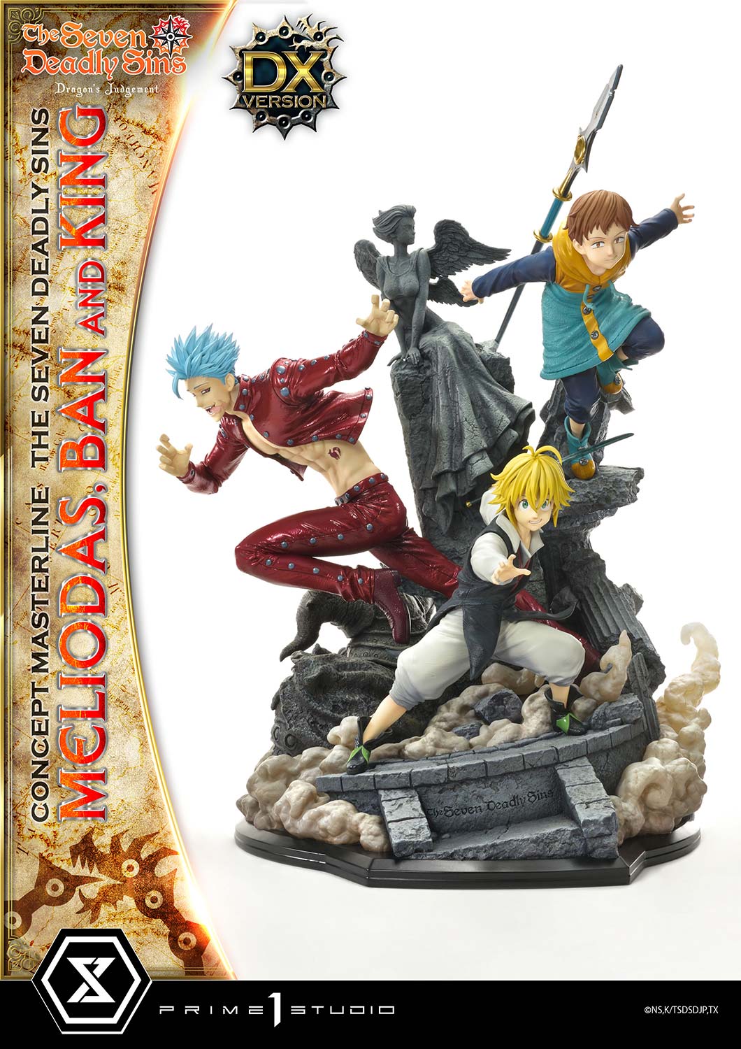 Concept Masterline The Seven Deadly Sins Meliodas, Ban and King - Prime1Studio - Image 14