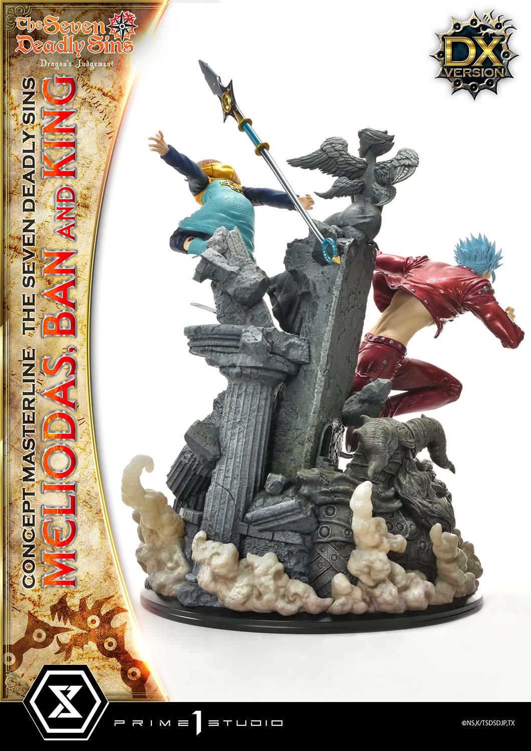 Concept Masterline The Seven Deadly Sins Meliodas, Ban and King - Prime1Studio - Image 15