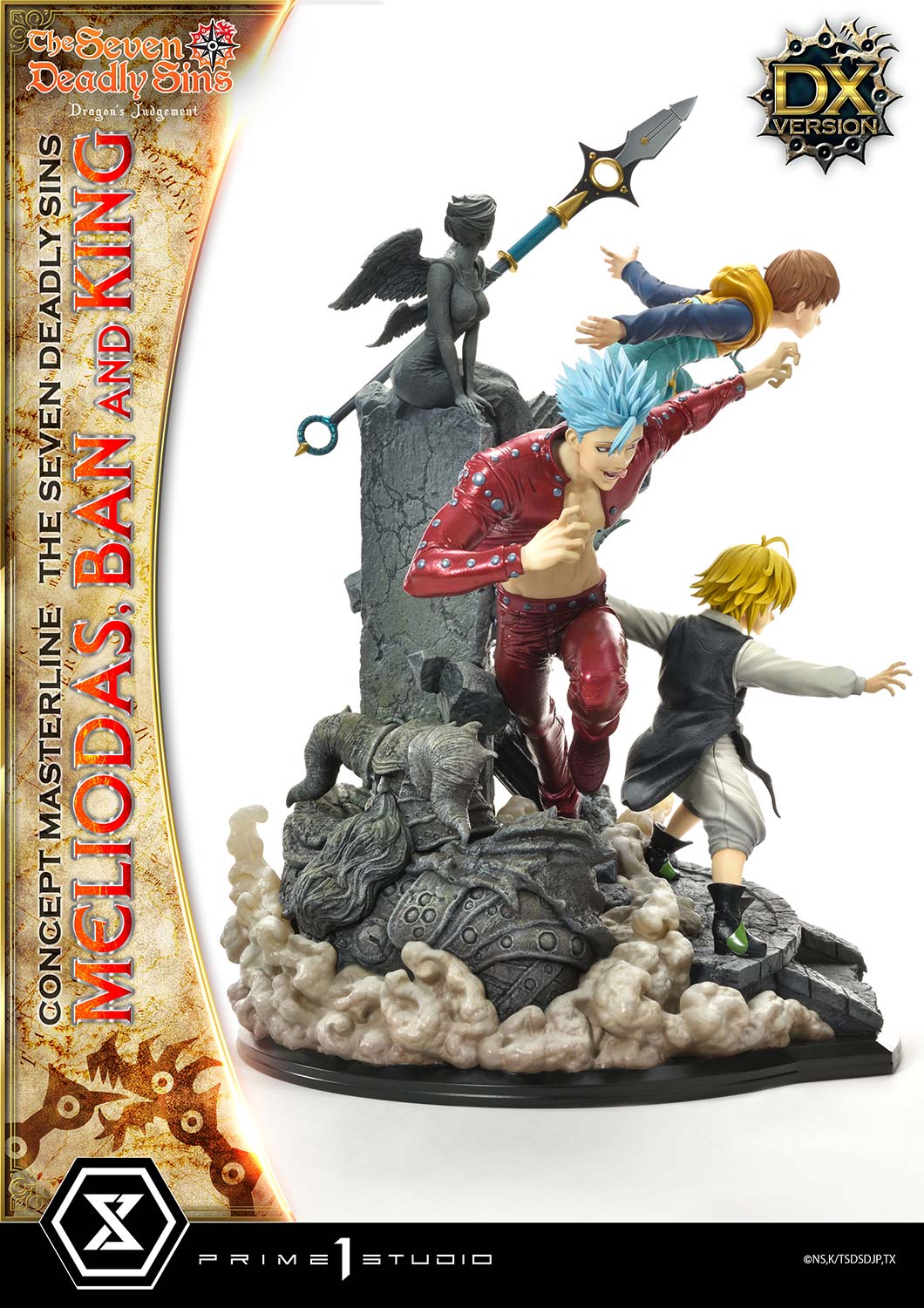 Concept Masterline The Seven Deadly Sins Meliodas, Ban and King - Prime1Studio - Image 17