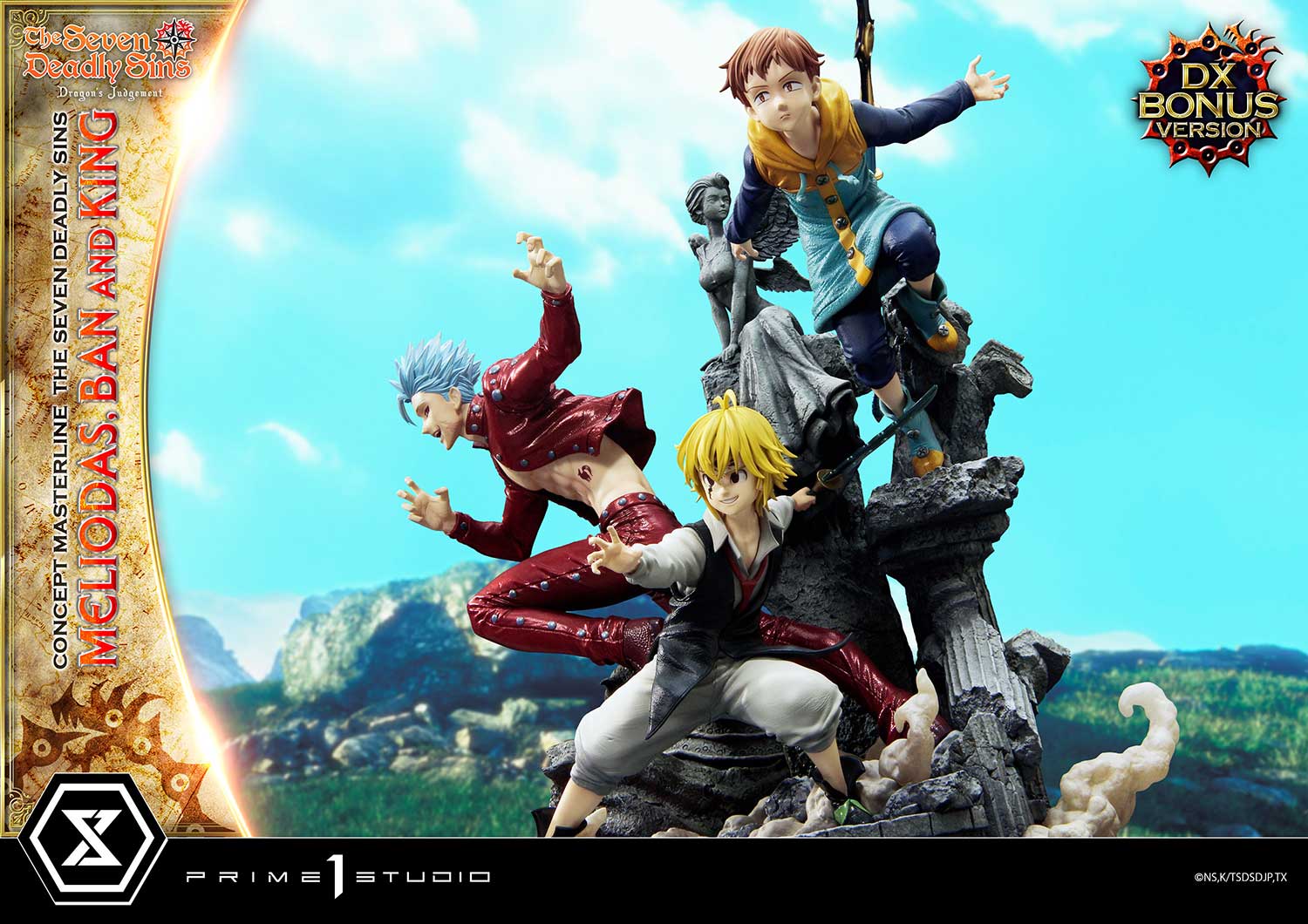 Concept Masterline The Seven Deadly Sins Meliodas, Ban and King - Prime1Studio - Image 21