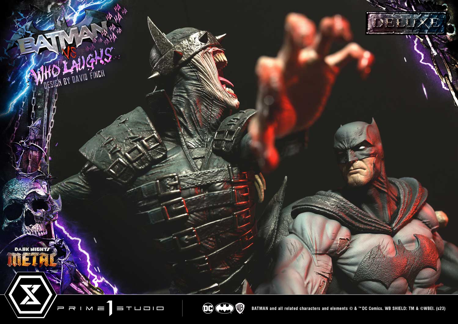 Dark Nights: Metal (Comics) Batman versus Batman Who Laughs (Design by David Finch) DX Bonus Version - Image 13