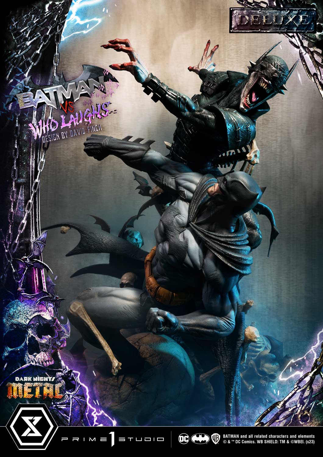 Dark Nights: Metal (Comics) Batman versus Batman Who Laughs (Design by David Finch) DX Bonus Version - Image 16