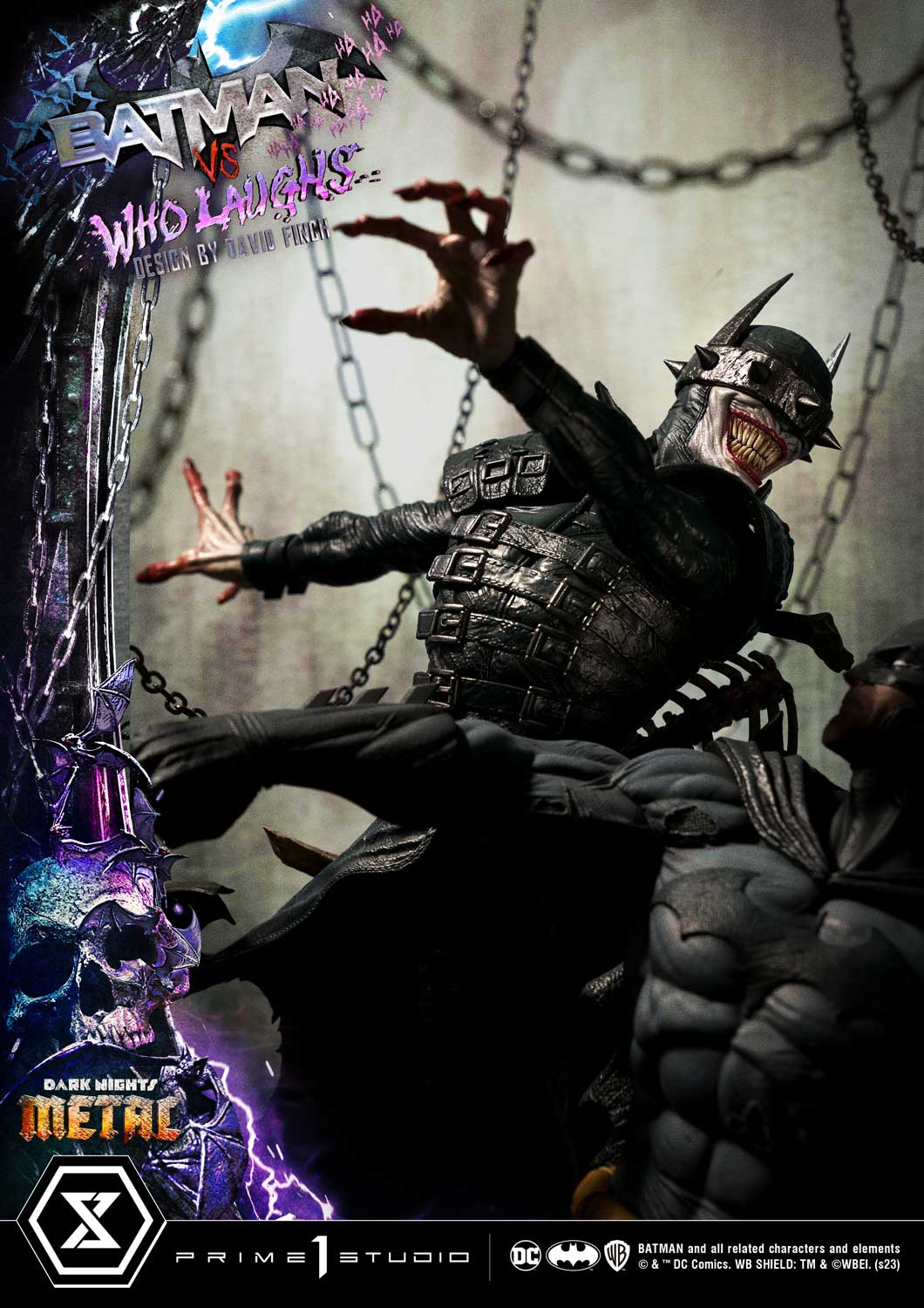 Dark Nights: Metal (Comics) Batman versus Batman Who Laughs (Design by David Finch) DX Bonus Version - Image 49
