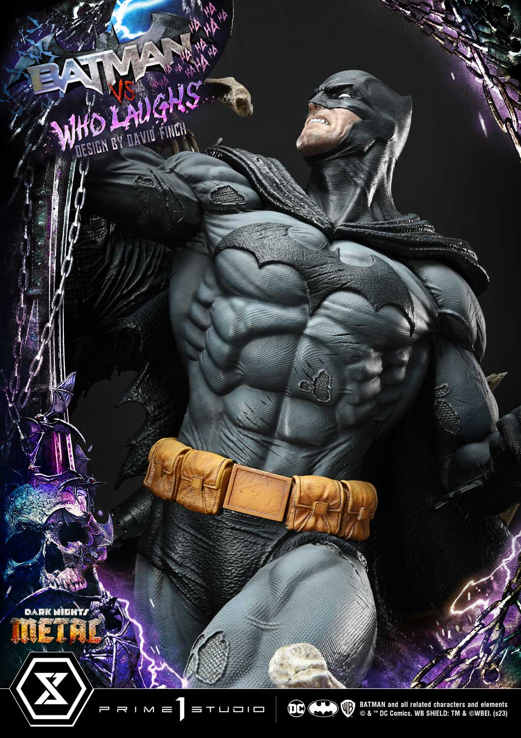 Dark Nights: Metal (Comics) Batman versus Batman Who Laughs (Design by David Finch) DX Bonus Version - Image 52
