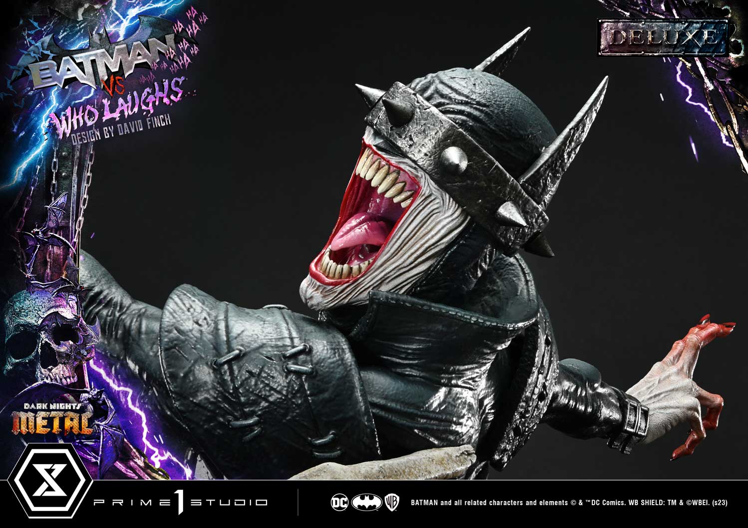 Dark Nights: Metal (Comics) Batman versus Batman Who Laughs (Design by David Finch) DX Bonus Version - Image 97