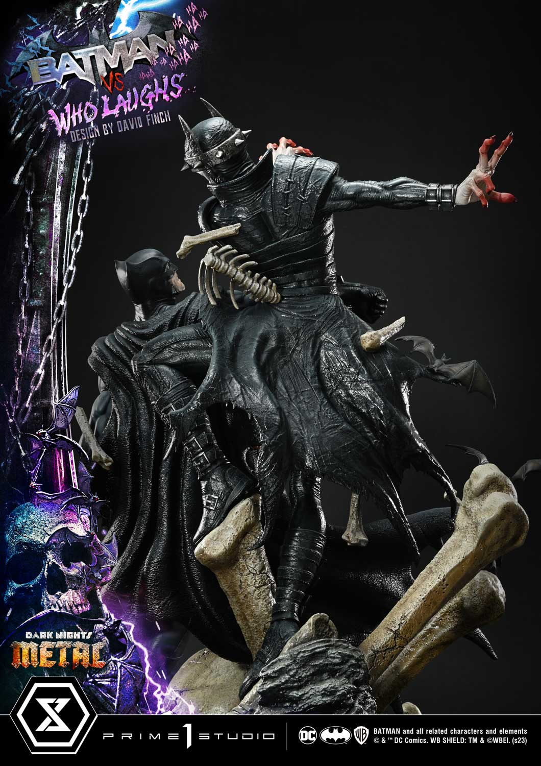 Dark Nights: Metal (Comics) Batman versus Batman Who Laughs (Design by David Finch) DX Bonus Version - Image 111