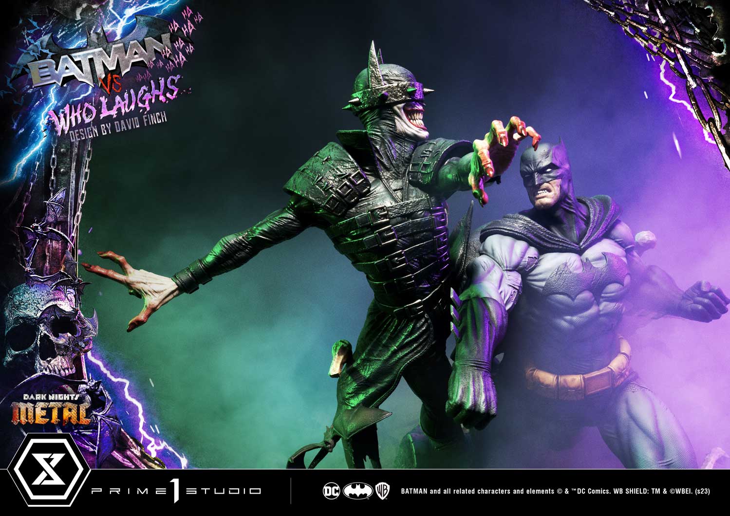 Dark Nights: Metal (Comics) Batman versus Batman Who Laughs (Design by David Finch) DX Bonus Version - Image 113