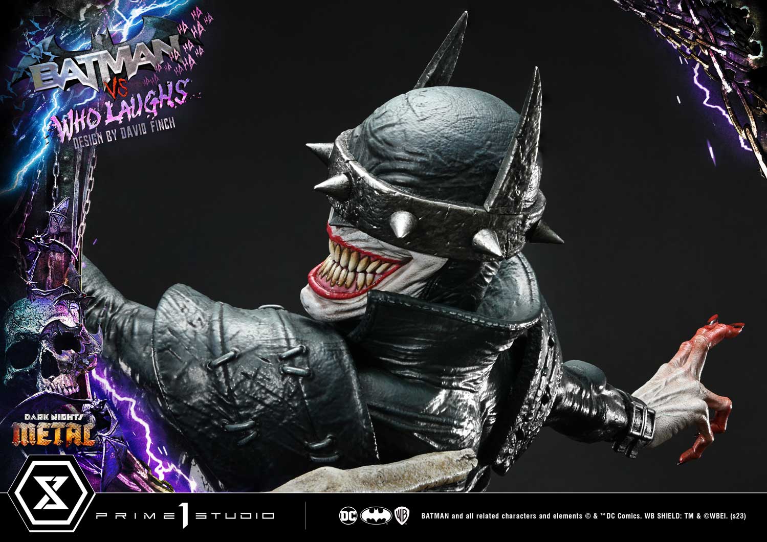 Dark Nights: Metal (Comics) Batman versus Batman Who Laughs (Design by David Finch) DX Bonus Version - Image 123