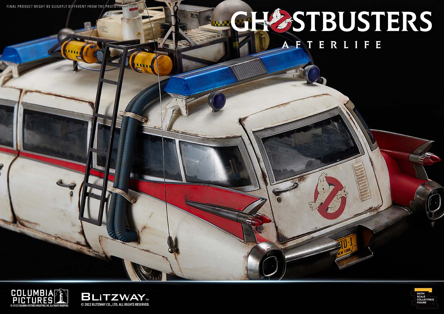 Blitzway New Product: 1/6 Ghostbusters: Afterlife 2022 Movie Version ECTO-1 Ghost Hunt - Image 10