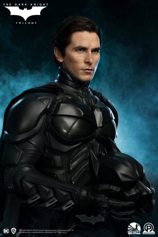 THE DARK KNIGHT TRILOGY BATMAN Life-Size Bust by Infinity Studio