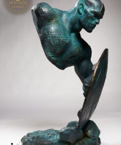 Alternative view of Captain America 1/1 scale bronze statue By Galaxias HK