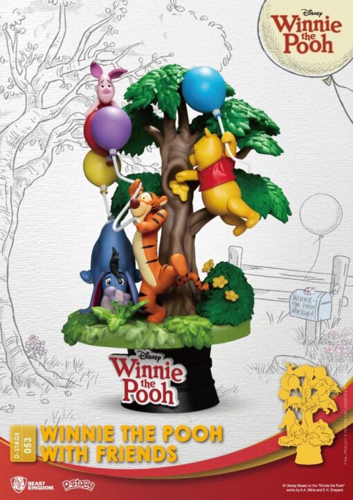 DISNEY TOY DIORAMA STAGE WINNIE THE POOH WITH FRIENDS - Beast Kingdom - Image 8
