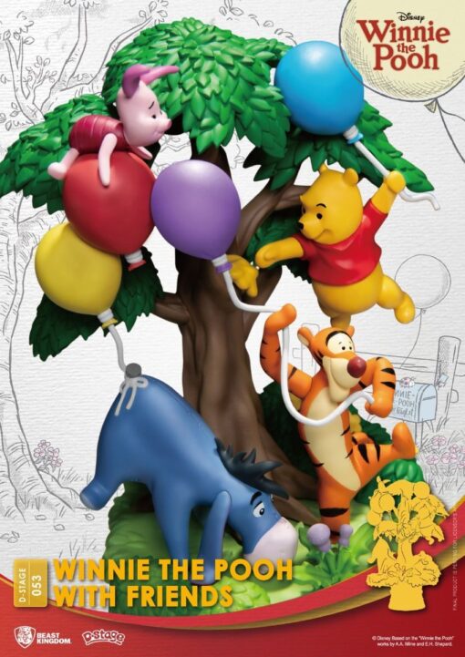 DISNEY TOY DIORAMA STAGE WINNIE THE POOH WITH FRIENDS - Beast Kingdom - Image 4