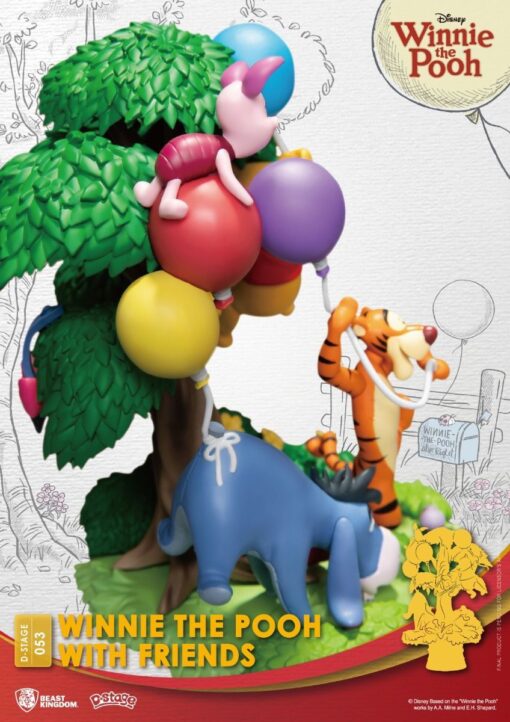 DISNEY TOY DIORAMA STAGE WINNIE THE POOH WITH FRIENDS - Beast Kingdom - Image 3