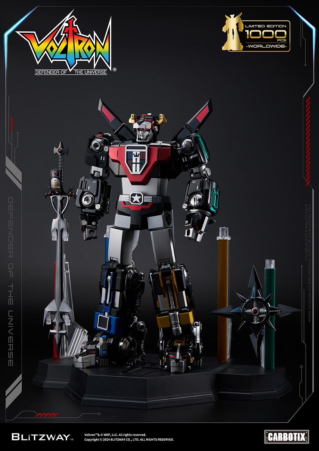Black Voltron (Base Only) - Blitzway