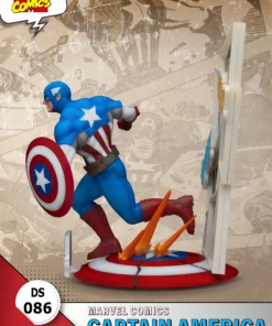 Beast Kingdom DS-086 Marvel Comics Captain America Diorama Stage D-Stage Figure Statue - Image 7