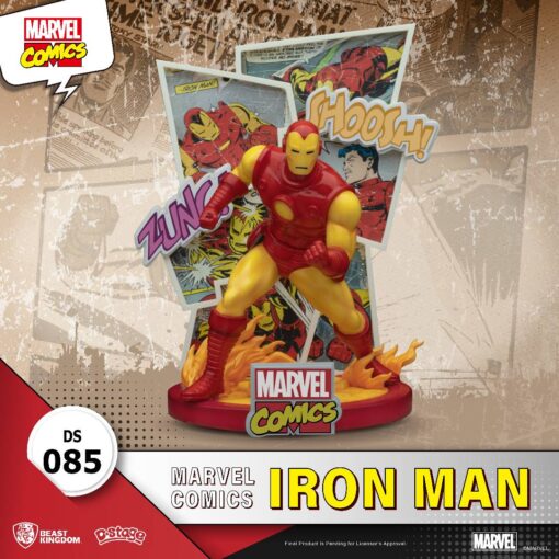 Beast Kingdom DS-085 Marvel Comics Iron Man Diorama Stage D-Stage Figure Statue - Image 9