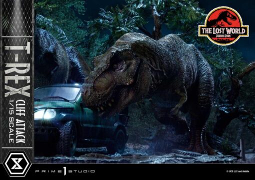 The Lost World: Jurassic Park (Film) T-Rex Cliff Attack Bonus Version / prime 1 studio - Image 12